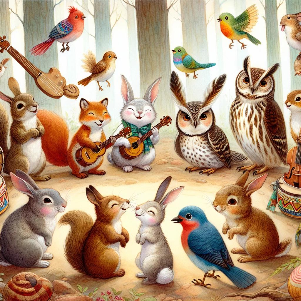 Dancing in the Moonlit Forest