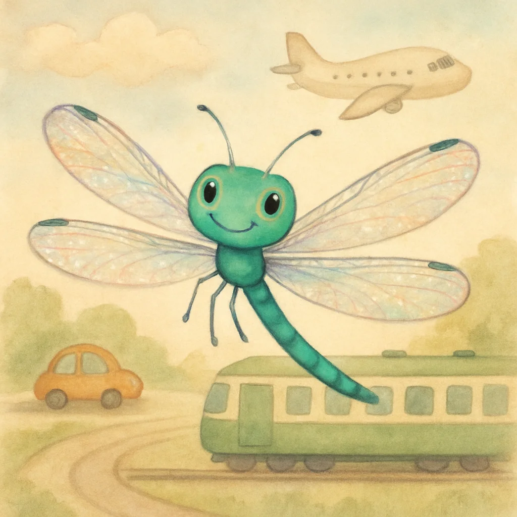 Dash the Dragonfly's Flying Adventure