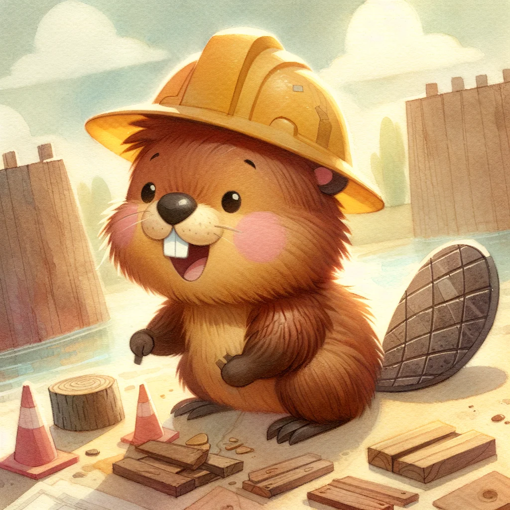 Betty the Beaver Builds Her Home